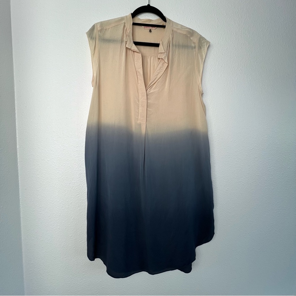 Rebecca Taylor Ombré Silk Shift Dress 10